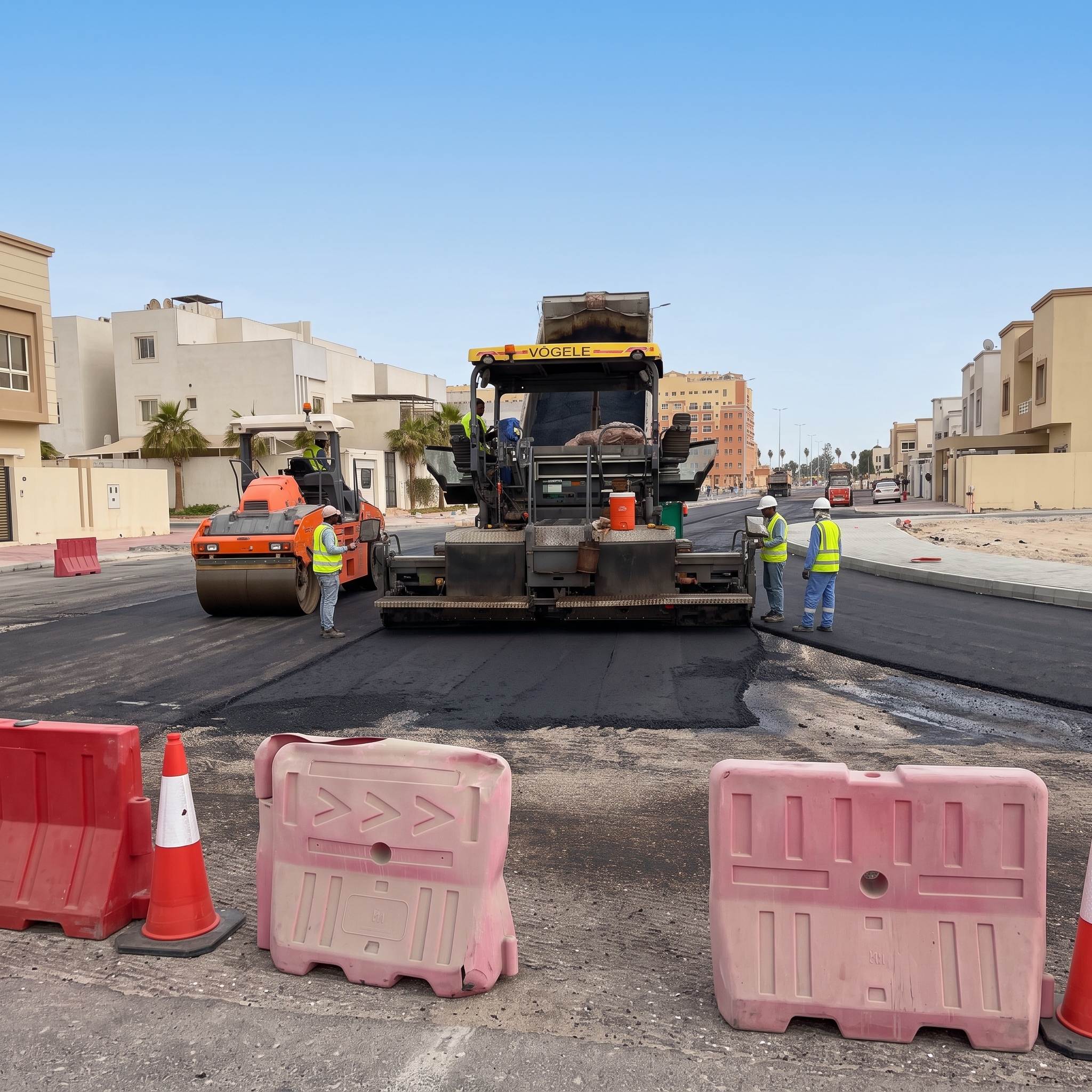 تنفيذ الطرق الرئيسية وفرش الاسفلت بالفرادة بالرياض من مقاول اسفلت وسفلتة الطرق